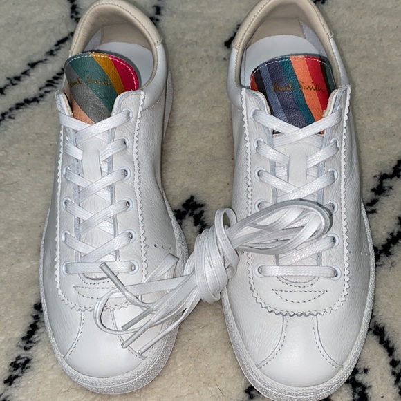 Paul Smith Women's White Leather 'Dusty, NIB Size Euro 38 - Picture 13 of 13